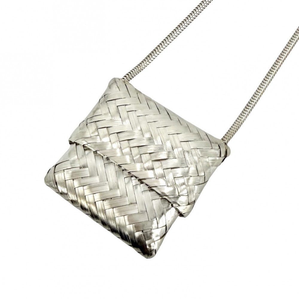 【開店SALE】 TIFFANY&Co. ティファニー ネックレス ピルケース ジュエリー アクセサリー シルバー925 レディース 約45.6g【中古品】