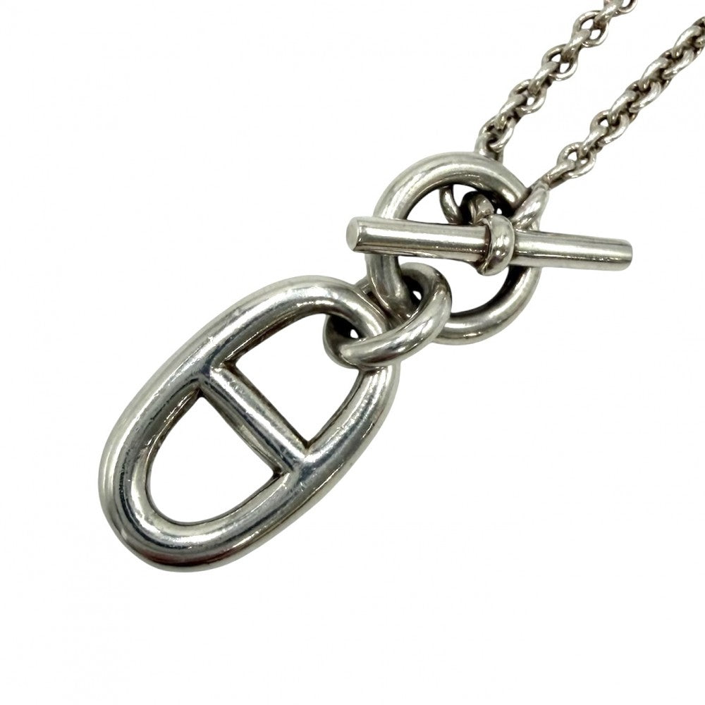 HERMES エルメス ネックレス シェーヌダンクル　アミュレット ペンダント ジュエリー アクセサリー シルバー925 レディース 約10.8g【中古品】