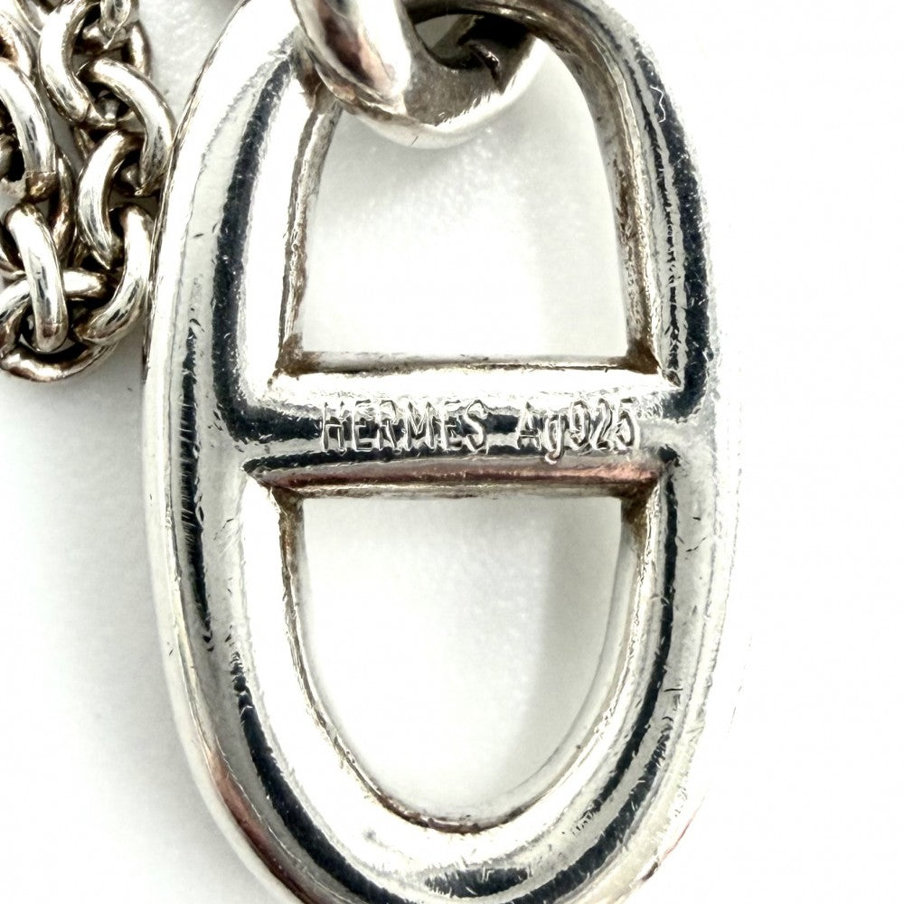 HERMES エルメス ネックレス シェーヌダンクル　アミュレット ペンダント ジュエリー アクセサリー シルバー925 レディース 約10.8g【中古品】