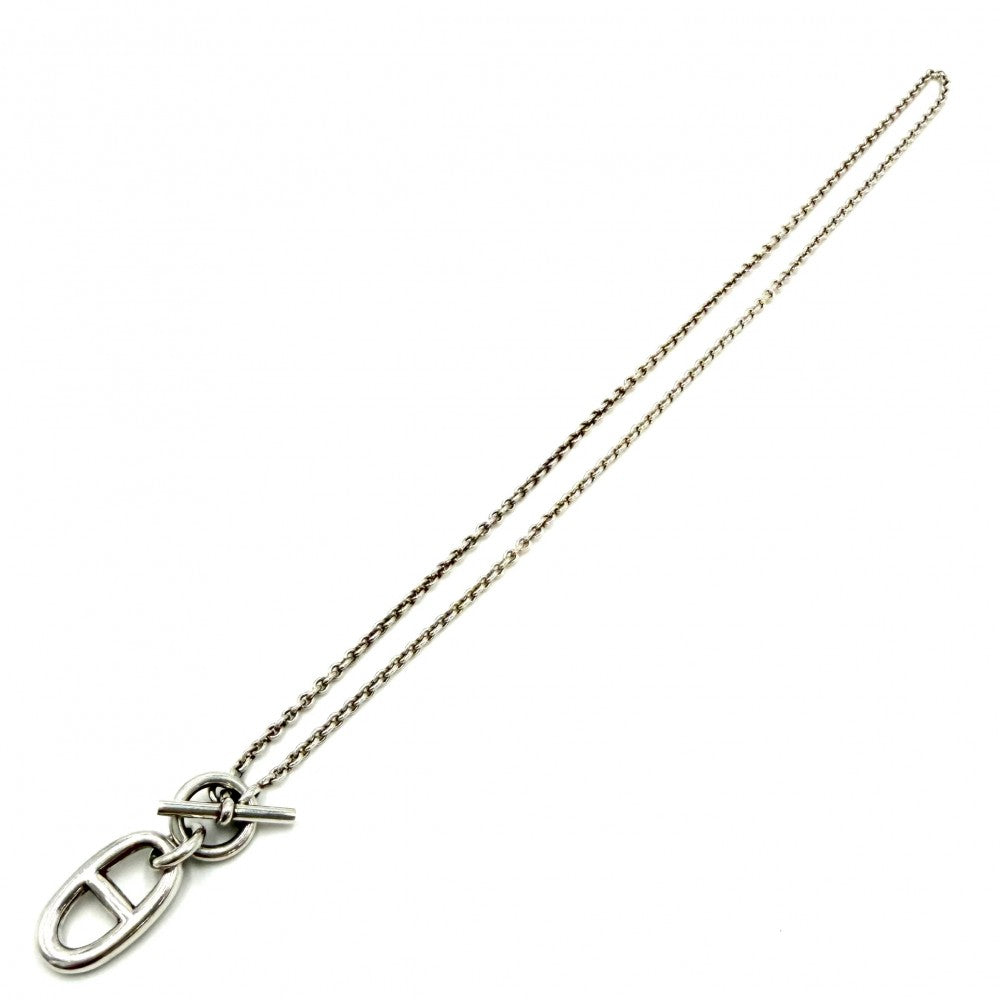 HERMES エルメス ネックレス シェーヌダンクル　アミュレット ペンダント ジュエリー アクセサリー シルバー925 レディース 約10.8g【中古品】