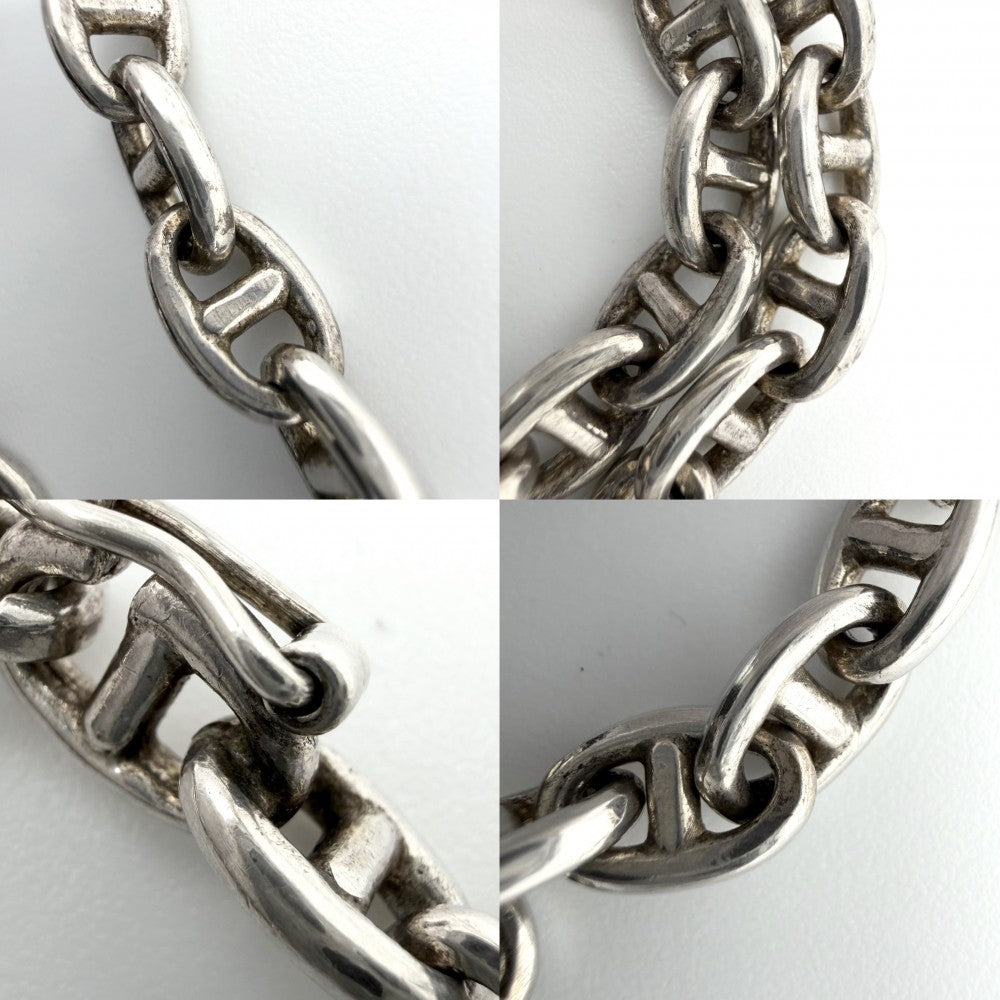 【開店SALE】 HERMES エルメス ネックレス シェーヌダンクル TPM チェーン ジュエリー 62コマ ヴィンテージ アクセサリー シルバー925 レディース 約29.9g【中古品】
