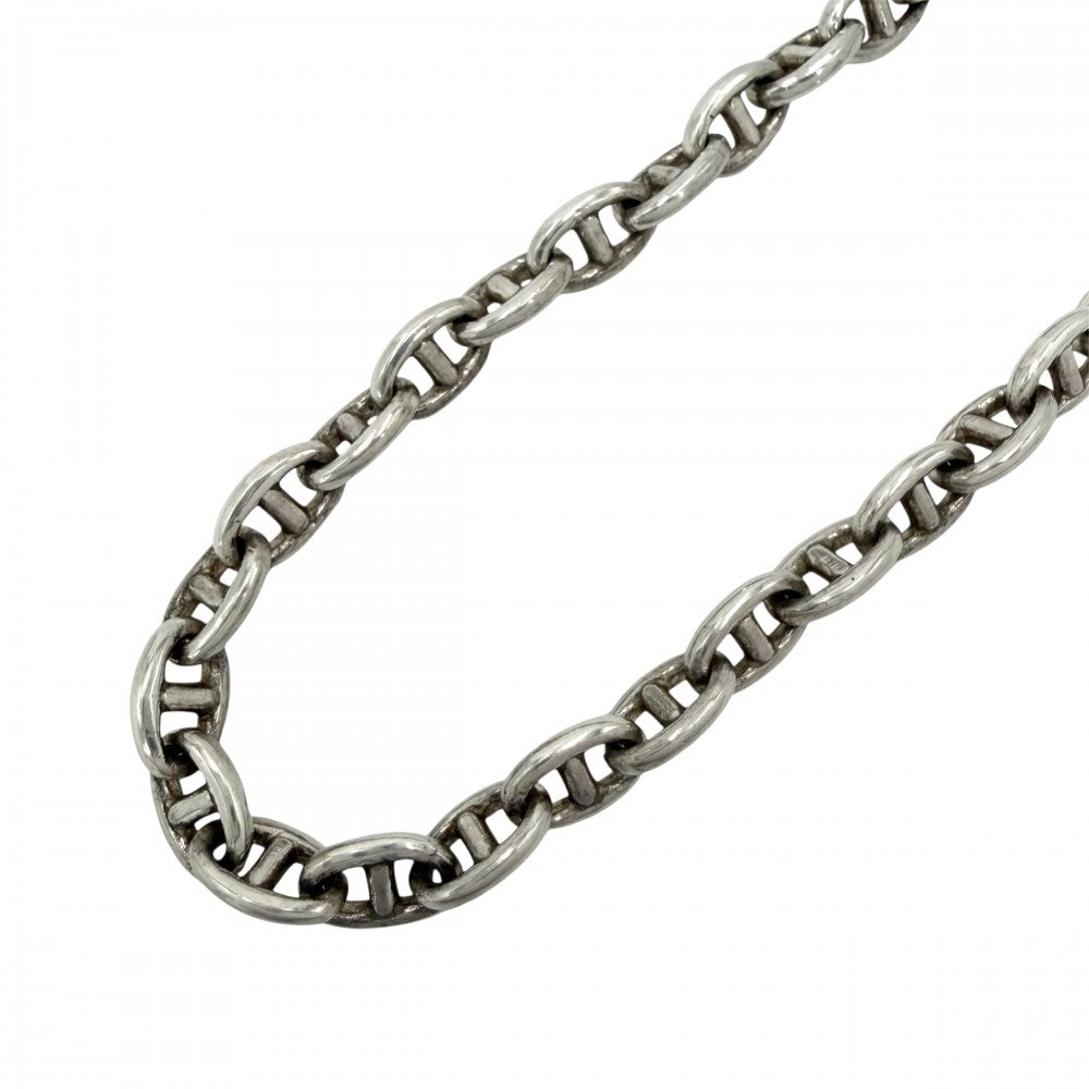 【開店SALE】 HERMES エルメス ネックレス シェーヌダンクル TPM チェーン ジュエリー 62コマ ヴィンテージ アクセサリー シルバー925 レディース 約29.9g【中古品】