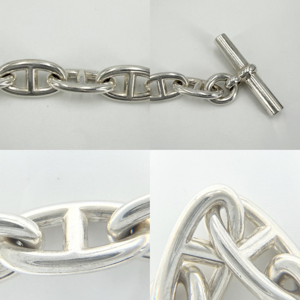 HERMES エルメス ブレスレット シェーヌダンクルGM アクセサリー ジュエリー 16コマ シルバー925 メンズ 約73.8g【中古品】
