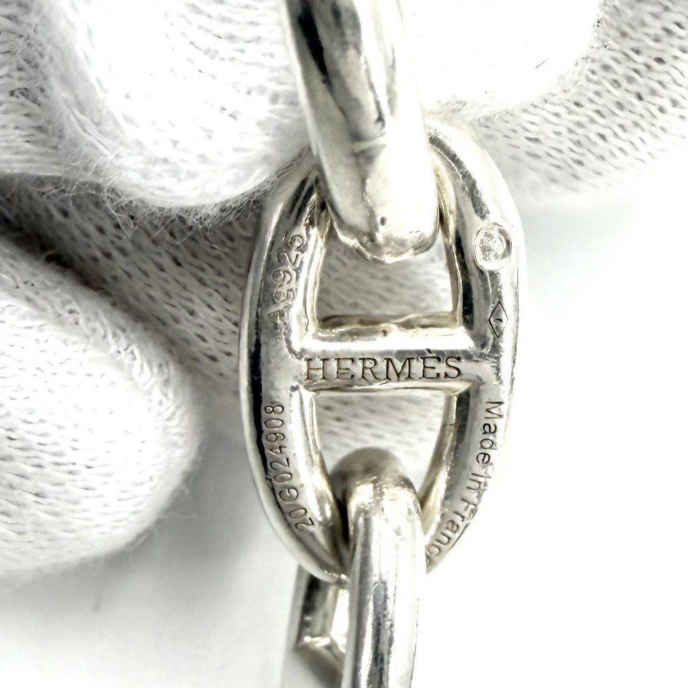 HERMES エルメス ブレスレット シェーヌダンクルGM アクセサリー ジュエリー 16コマ シルバー925 メンズ 約73.8g【中古品】
