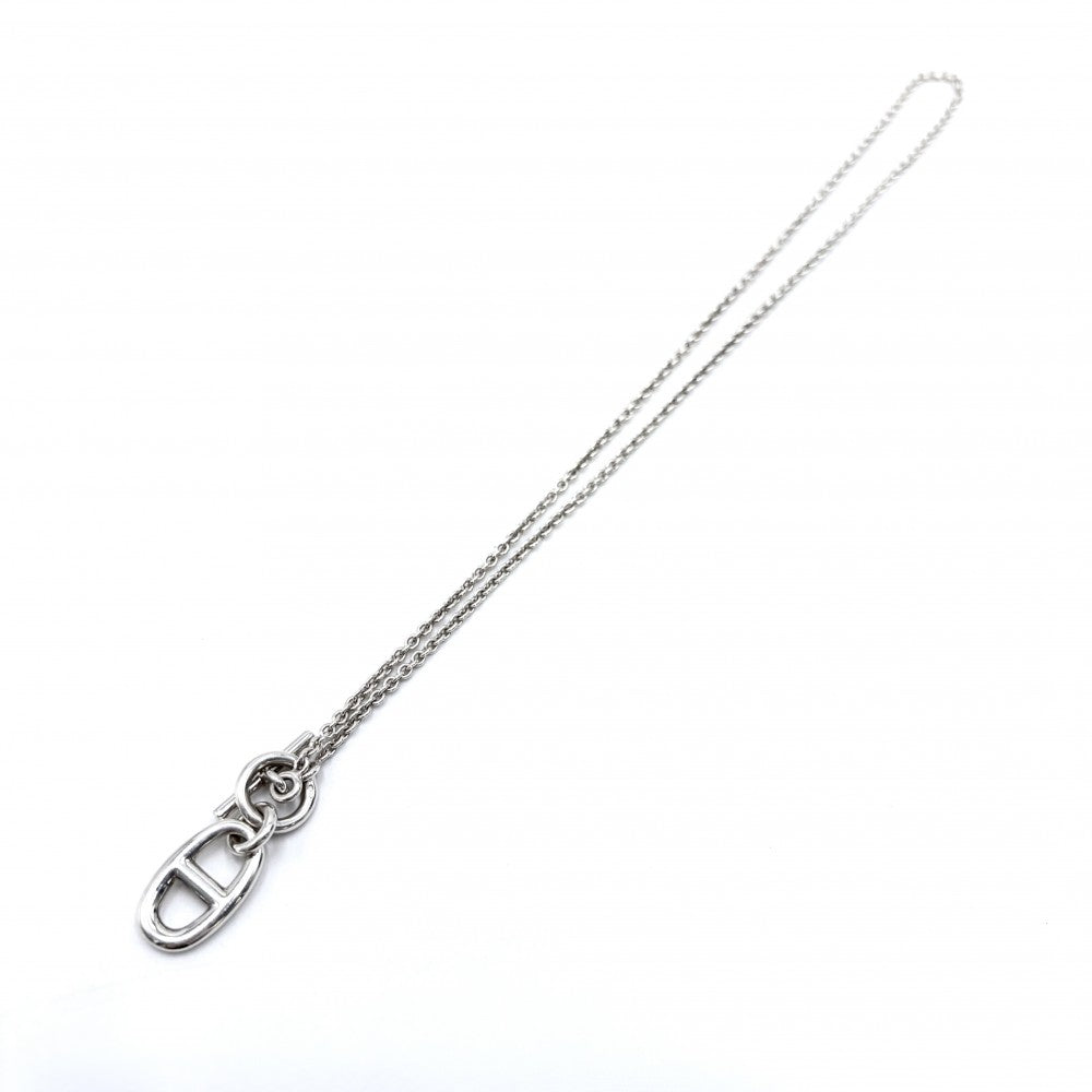 HERMES エルメス ネックレス シェーヌダンクル　アミュレット ペンダント ジュエリー アクセサリー シルバー925 レディース 約9.21g【中古品】