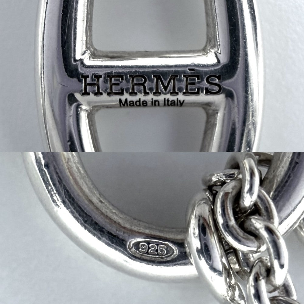 HERMES エルメス ネックレス シェーヌダンクル　アミュレット ペンダント ジュエリー アクセサリー シルバー925 レディース 約9.21g【中古品】