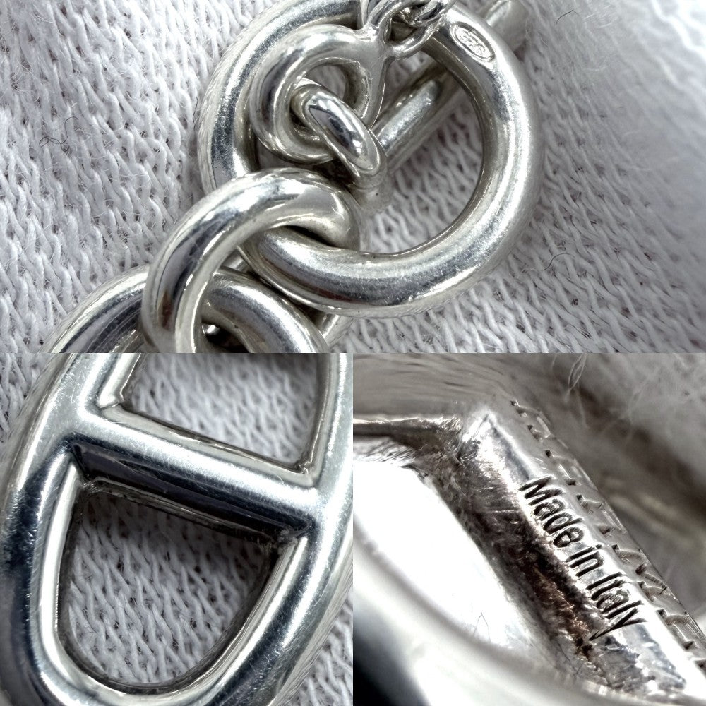 HERMES エルメス ネックレス シェーヌダンクル　アミュレット ペンダント ジュエリー アクセサリー シルバー925 レディース 約9.21g【中古品】