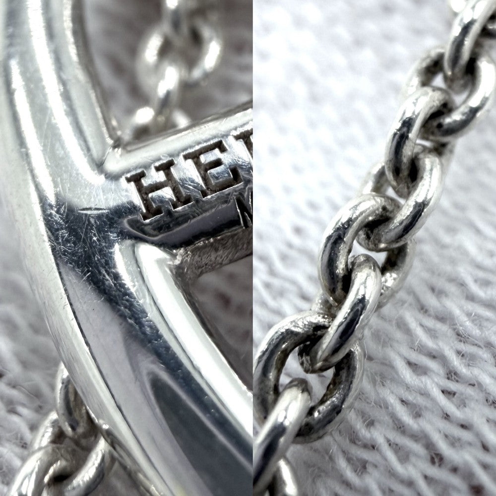 HERMES エルメス ネックレス シェーヌダンクル　アミュレット ペンダント ジュエリー アクセサリー シルバー925 レディース 約9.21g【中古品】