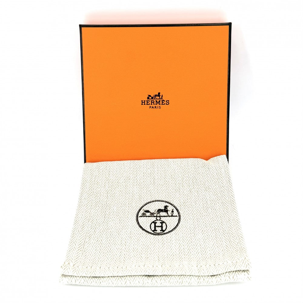HERMES エルメス ネックレス Hエキップ ペンダント アクセサリー ホース ベージュ ピンク メンズ レディース バッファローホーン レザー シルバー金具 ユニセックス 約16.9g【中古品】