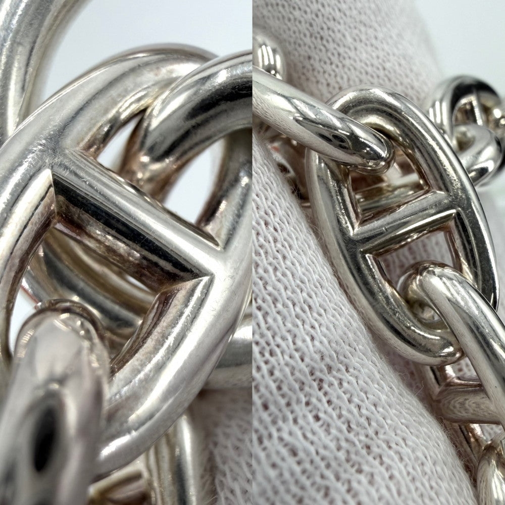 HERMES エルメス ブレスレット シェーヌダンクルGM アクセサリー ジュエリー 13コマ シルバー925 メンズ 約72.7g【中古品】