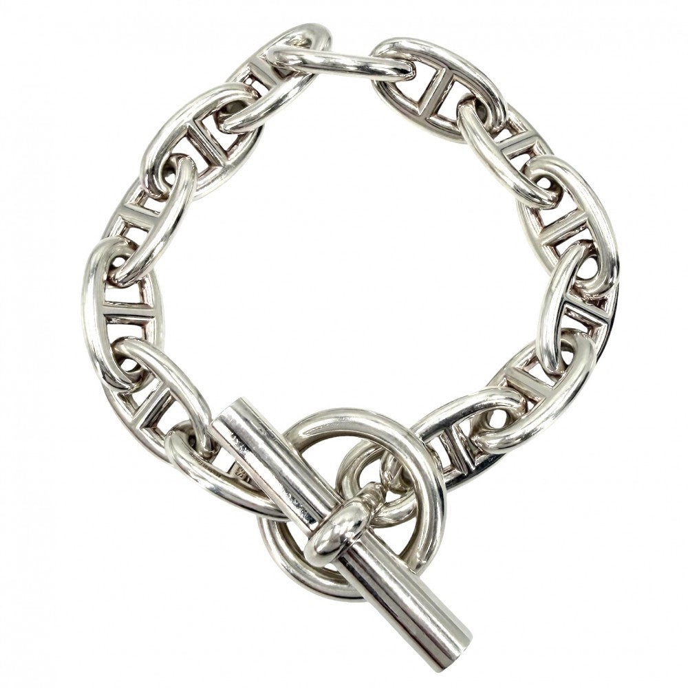 HERMES エルメス ブレスレット シェーヌダンクルGM アクセサリー ジュエリー 13コマ シルバー925 メンズ 約72.7g【中古品】