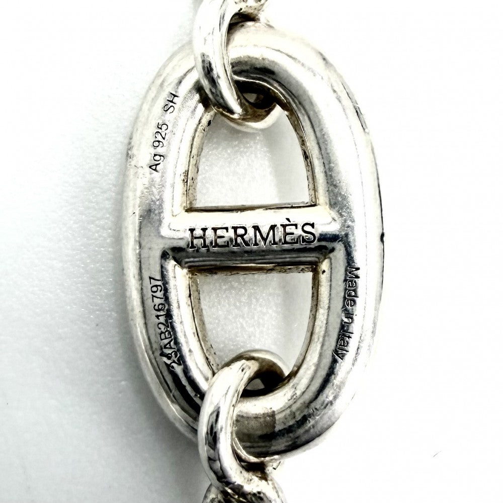 HERMES エルメス ブレスレット シェーヌダンクル ファランドール メンズ レディース シルバー925 ユニセックス 約25.0g【中古品】