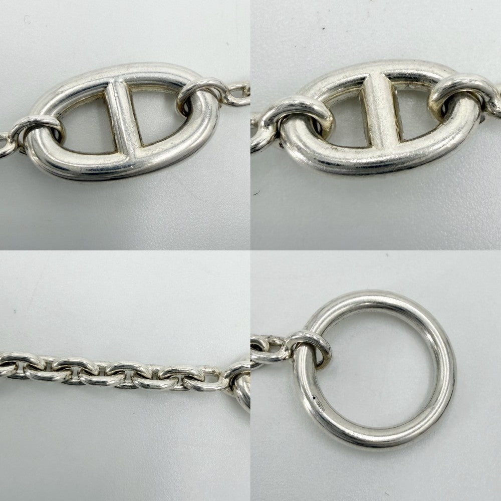 HERMES エルメス ブレスレット シェーヌダンクル ファランドール メンズ レディース シルバー925 ユニセックス 約25.0g【中古品】
