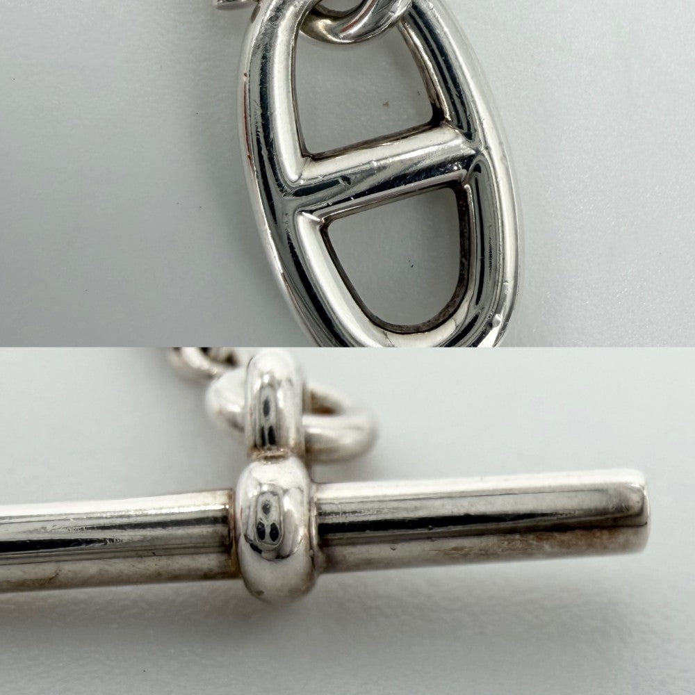 HERMES エルメス ネックレス シェーヌダンクル　アミュレット ペンダント ジュエリー アクセサリー シルバー925 ユニセックス 約10.6g【中古品】