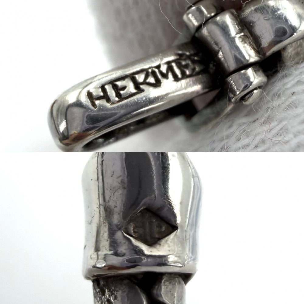 HERMES エルメス ネックレス スネークチェーン アクセサリー ヴィンテージ シルバー925 レディース 約23.2g【中古品】
