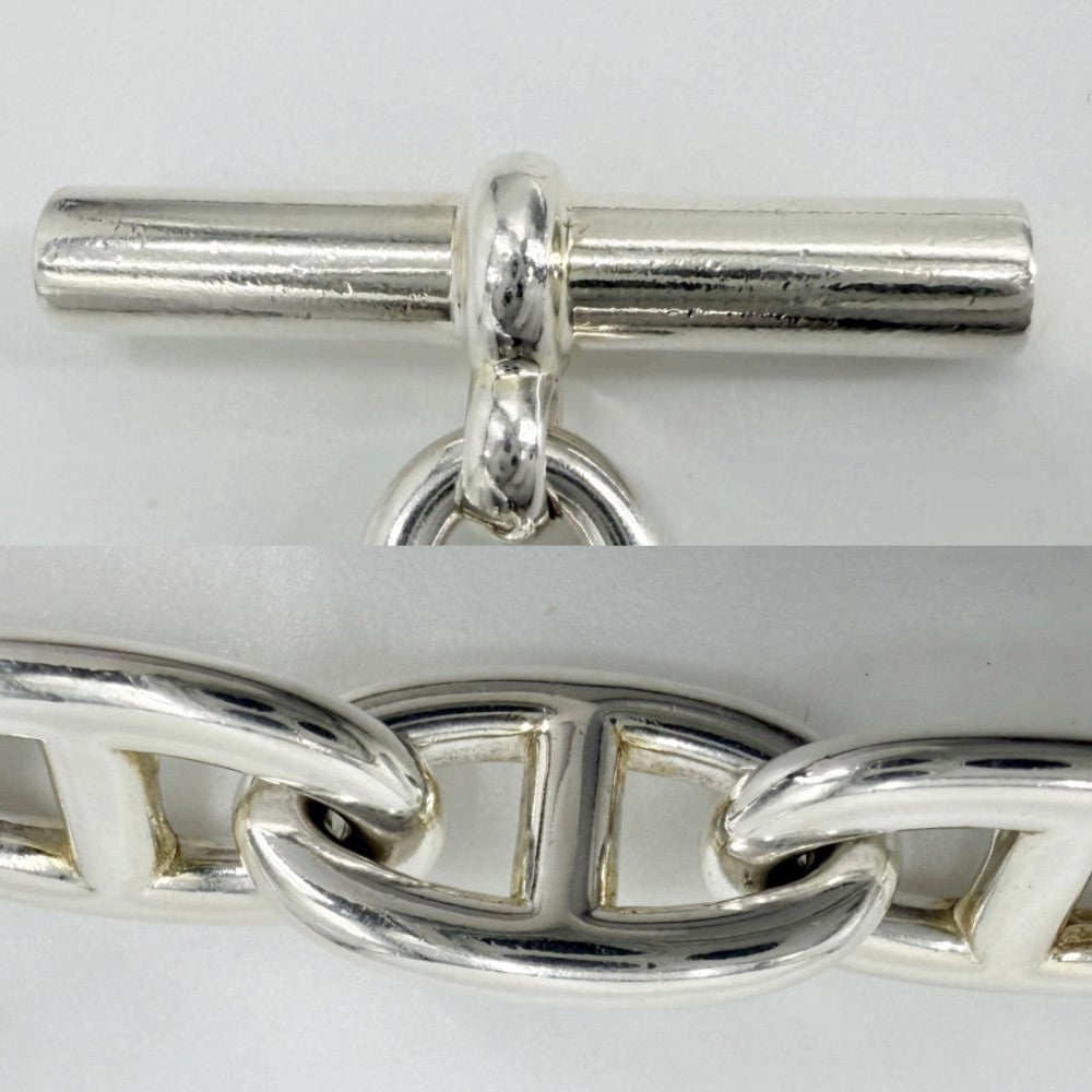 HERMES エルメス ブレスレット シェーヌダンクルGM アクセサリー ジュエリー シルバー925 メンズ 約62.3g【中古品】