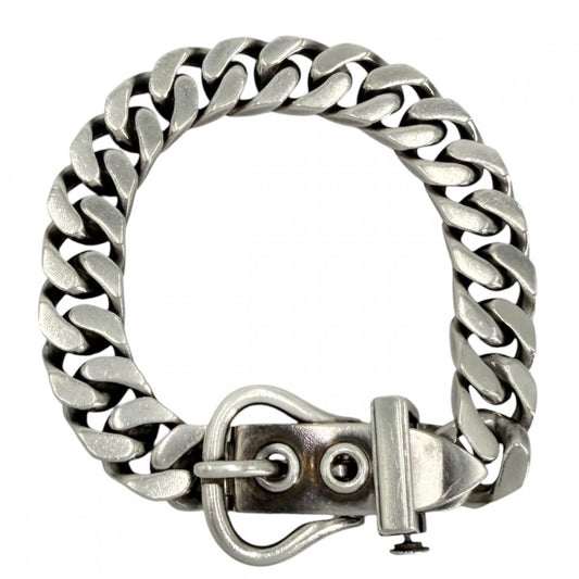 HERMES エルメス ブレスレット ブルックセリエMM ジュエリー アクセサリー 小物 シルバー925 メンズ 約72.4g【中古品】