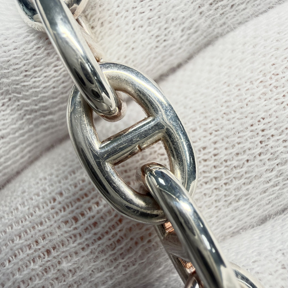 HERMES エルメス ネックレス シェーヌダンクルPM チェーン ジュエリー アクセサリー 43コマ シルバー925 レディース 約72.8g【中古品】