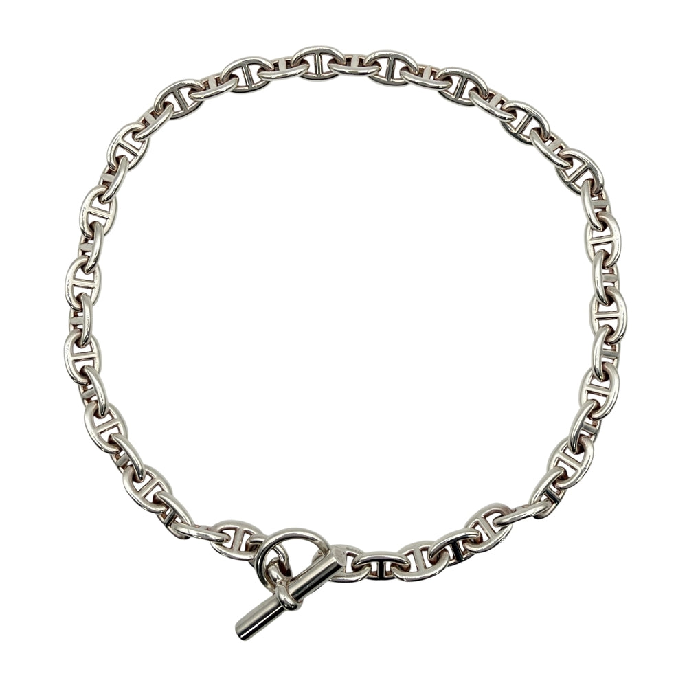 HERMES エルメス ネックレス シェーヌダンクルPM チェーン ジュエリー アクセサリー 43コマ シルバー925 レディース 約72.8g【中古品】