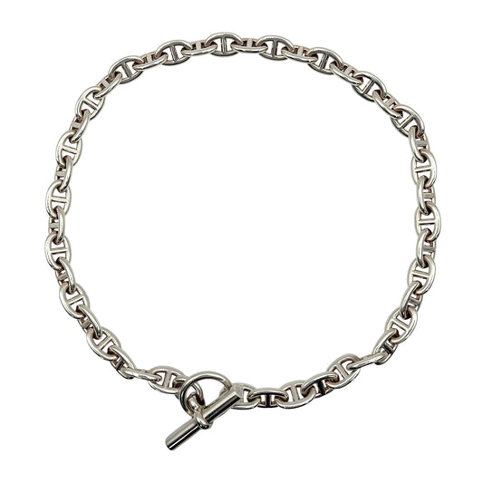 HERMES エルメス ネックレス シェーヌダンクルPM チェーン ジュエリー アクセサリー 43コマ シルバー925 レディース 約72.8g【中古品】