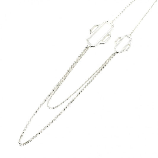 HERMES エルメス ネックレス アトラージュ アクセサリー ロングネックレス ジュエリー シルバー925 レディース 約92.7g【中古品】