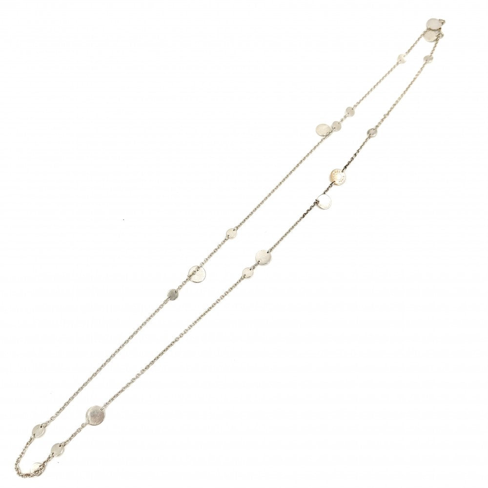 HERMES エルメス ネックレス セリエ コンフェッティ80 ロングネックレス ジュエリー アクセサリー Au750 18金PG シルバー925 K18ピンクゴールド レディース 約24.0g【中古品】