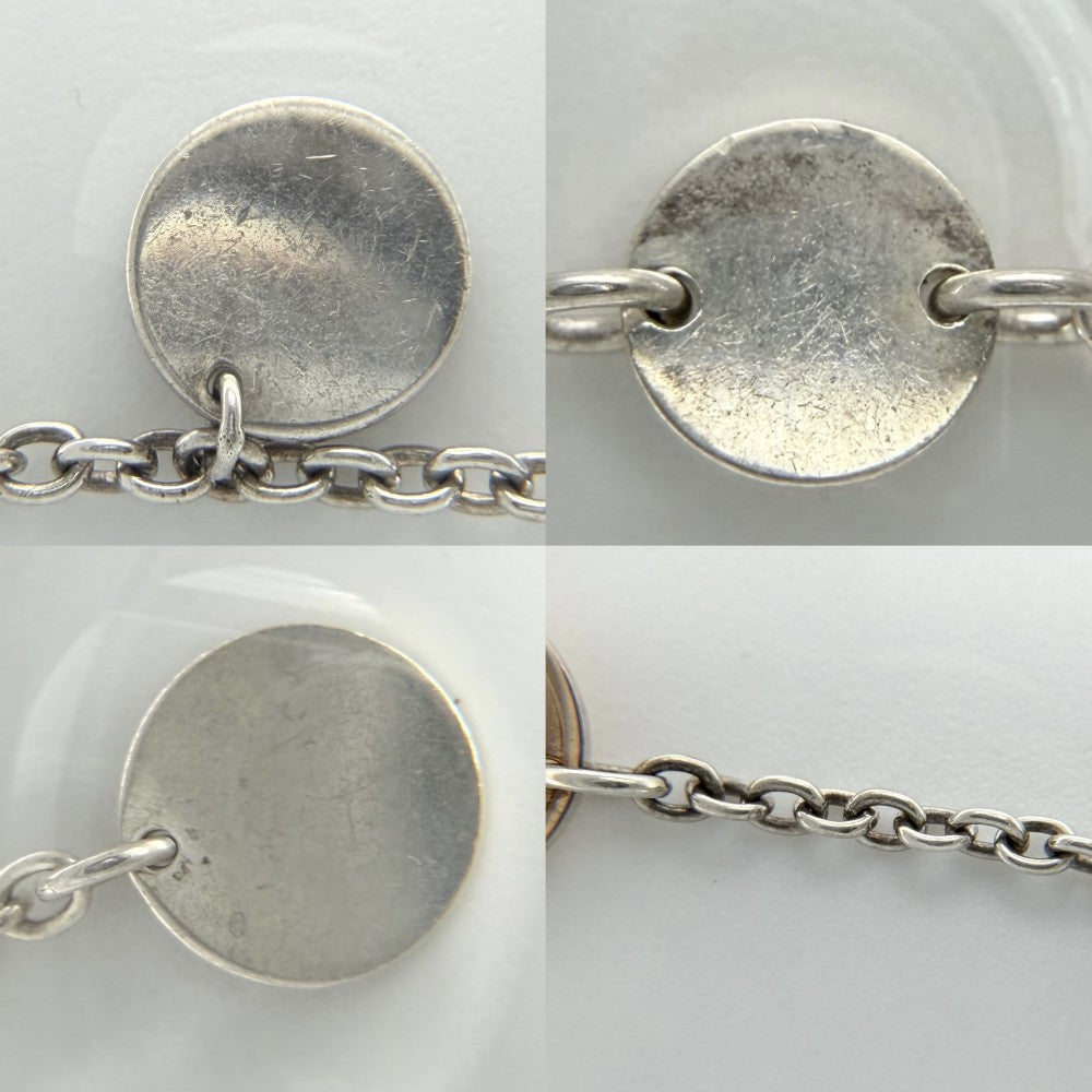 HERMES エルメス ネックレス セリエ コンフェッティ80 ロングネックレス ジュエリー アクセサリー Au750 18金PG シルバー925 K18ピンクゴールド レディース 約24.0g【中古品】