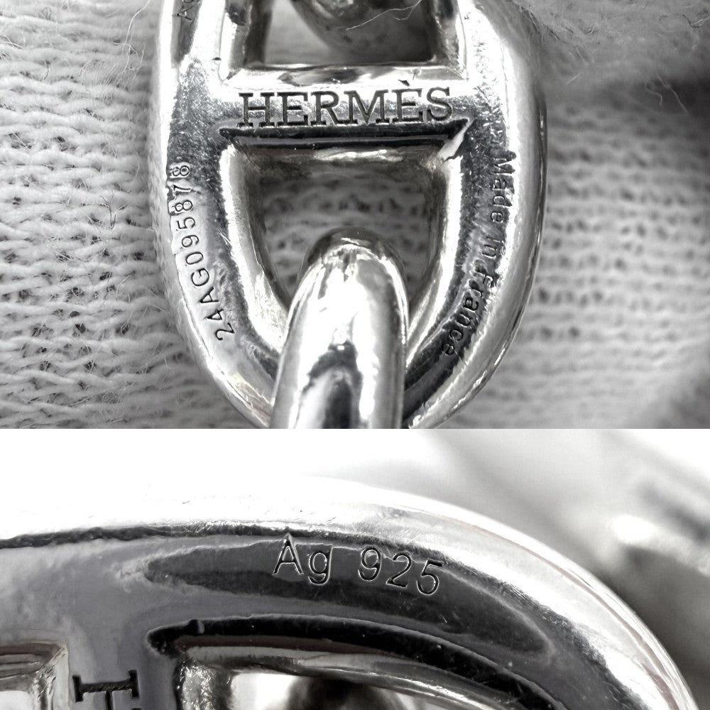 HERMES エルメス ブレスレット シェーヌダンクルMM アクセサリー ジュエリー 14コマ シルバー925 メンズ 約53.8g【中古品】