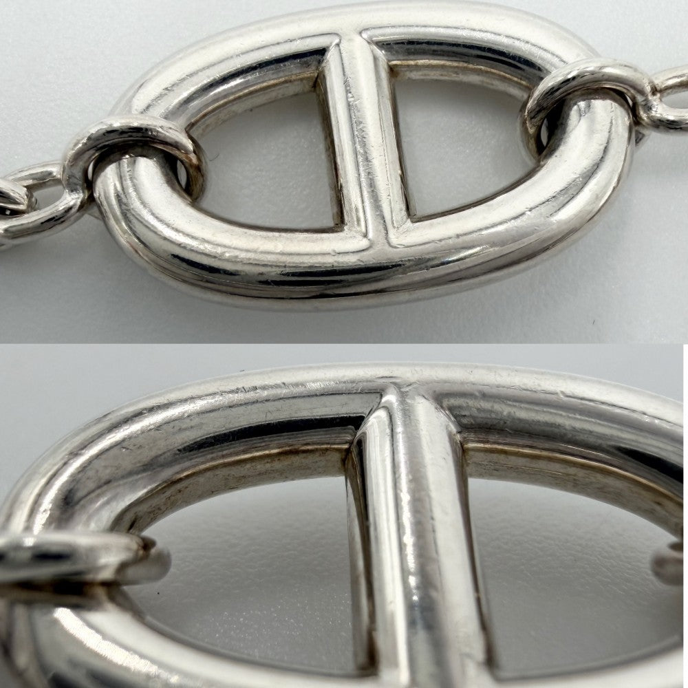 HERMES エルメス ネックレス ファランドール ロングネックレス シェーヌダンクル ジュエリー アクセサリー シルバー925 ユニセックス 約98.8g【中古品】