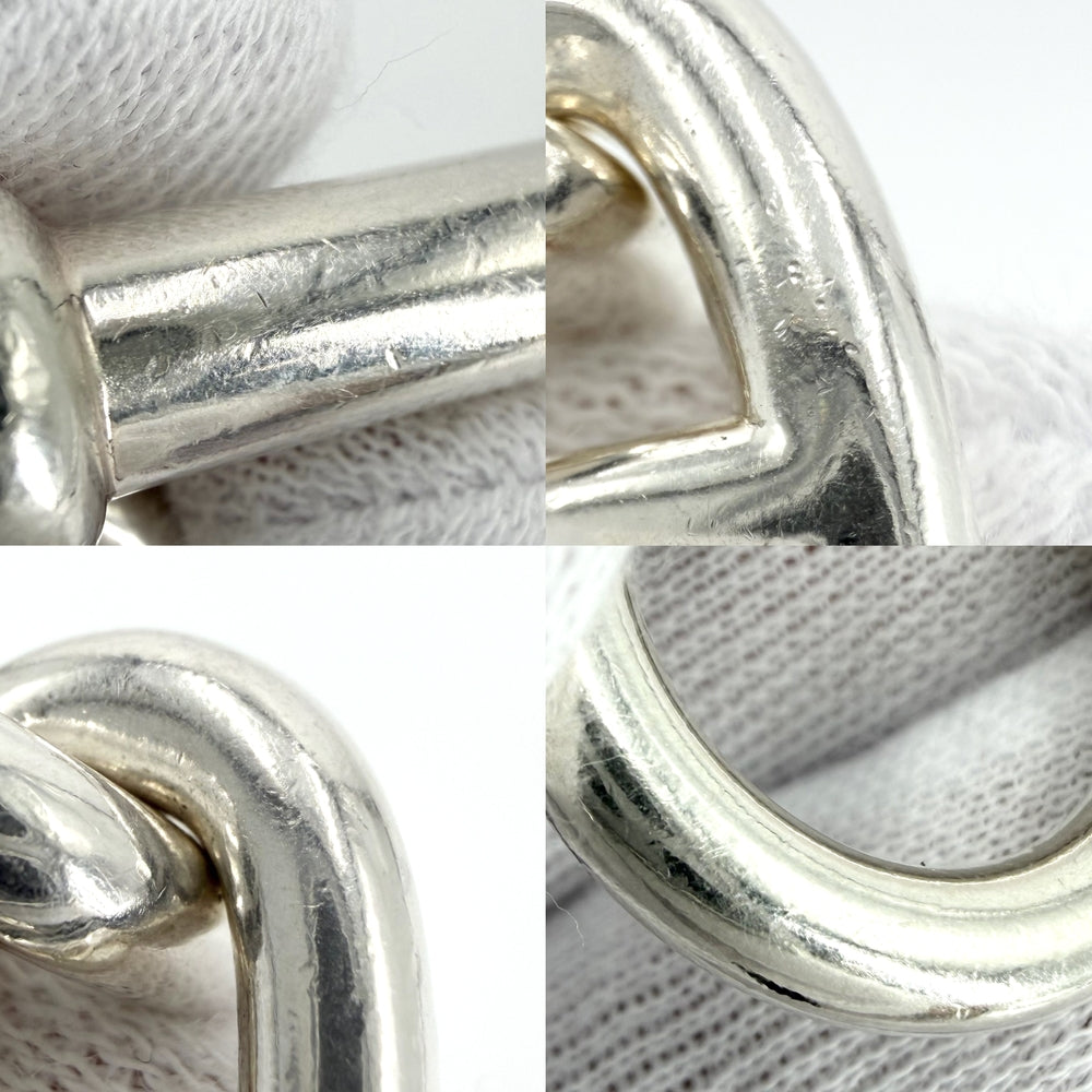 HERMES エルメス ブレスレット シェーヌダンクルTGM アクセサリー ジュエリー 12コマ シルバー925 メンズ 約112.5g【中古品】