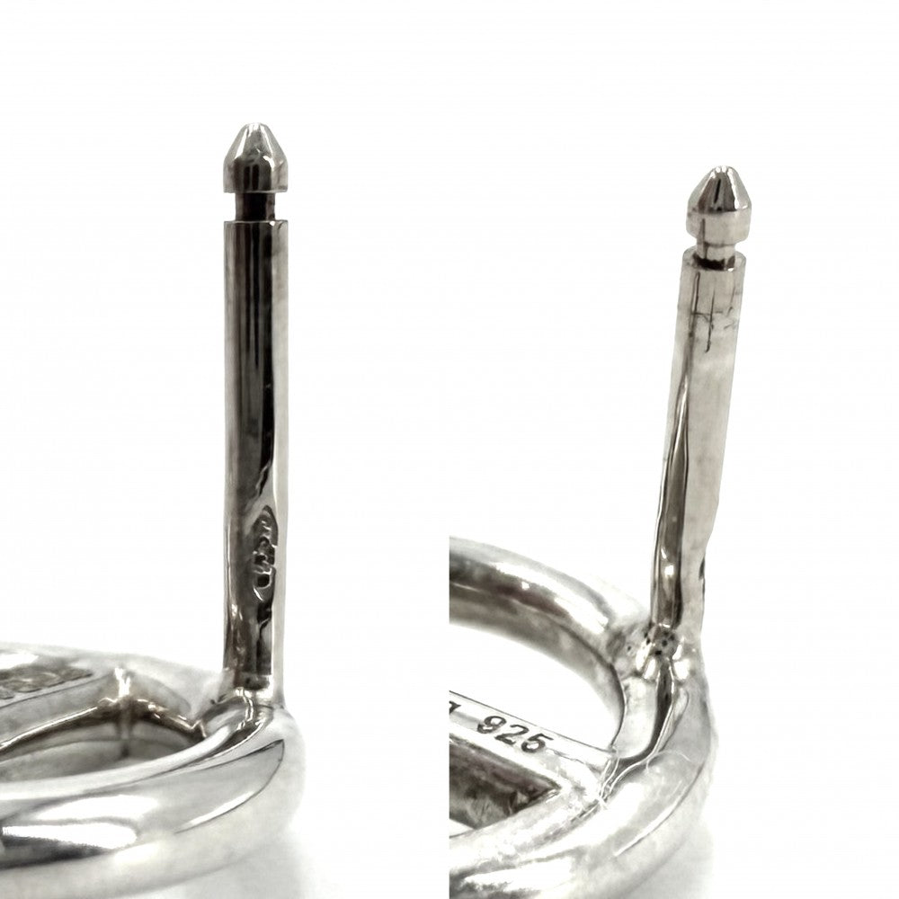 HERMES エルメス ピアス ミニシェーヌダンクル アクセサリー ジュエリー シルバー925 レディース 約6.1g【中古品】