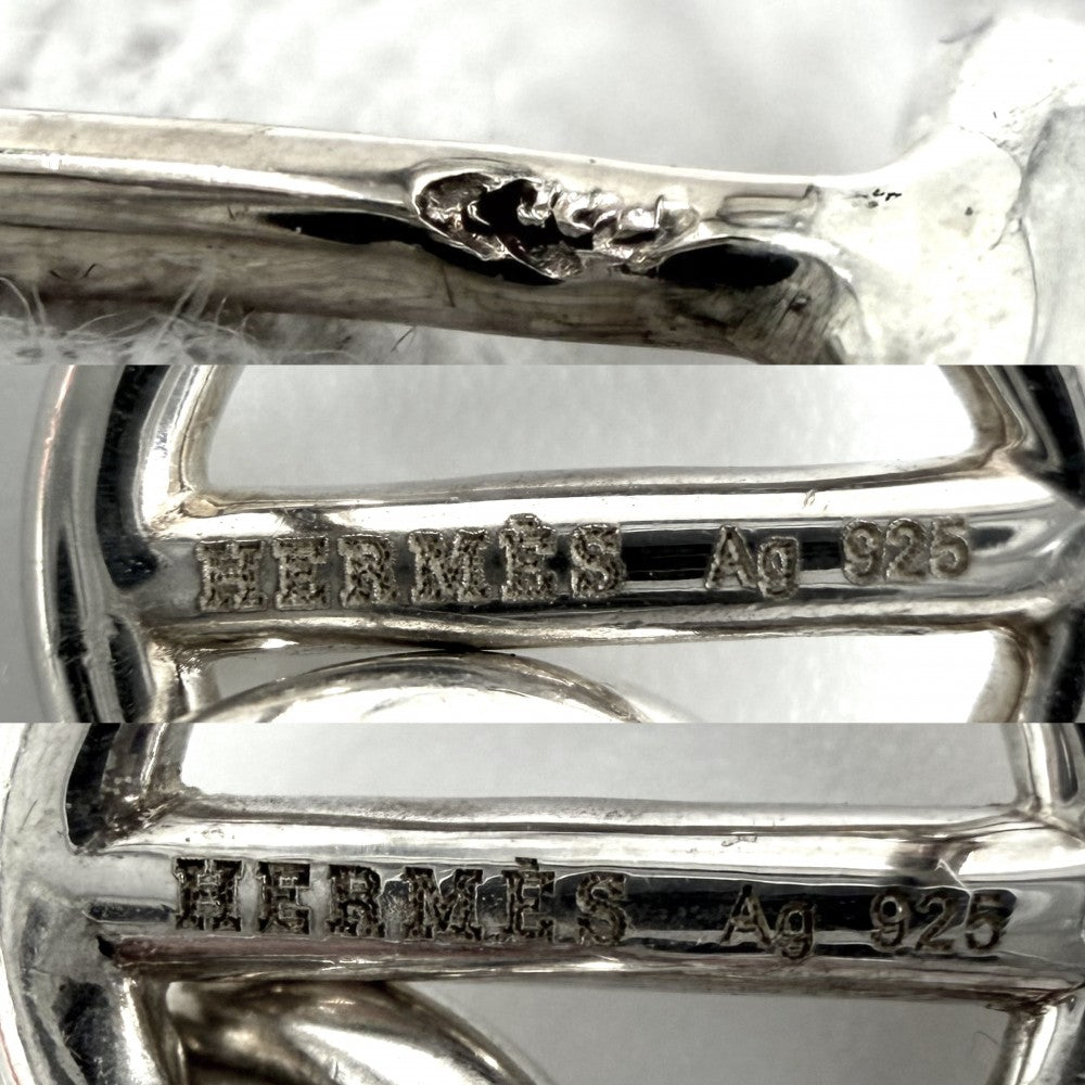 HERMES エルメス ピアス ミニシェーヌダンクル アクセサリー ジュエリー シルバー925 レディース 約6.1g【中古品】