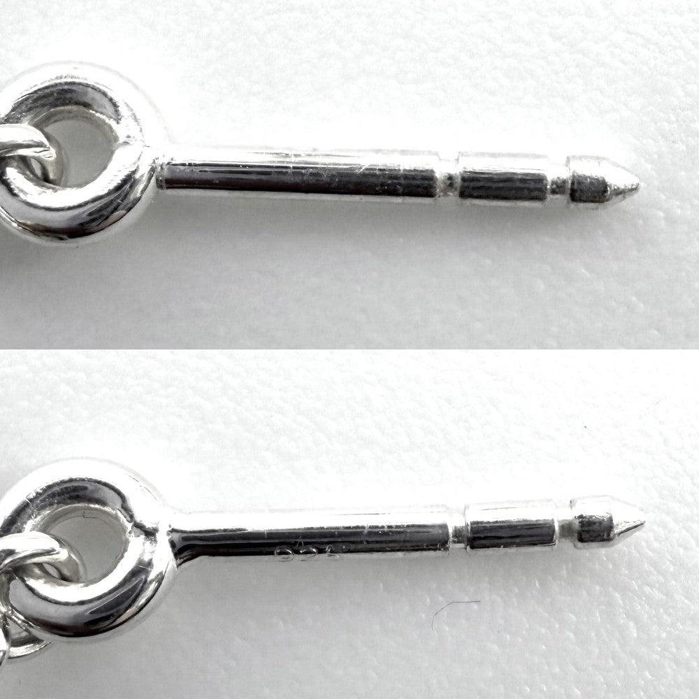HERMES エルメス ピアス シェーヌダンクル ファランドールMM アクセサリー ジュエリー シルバー925 レディース 約7.0g【中古品】