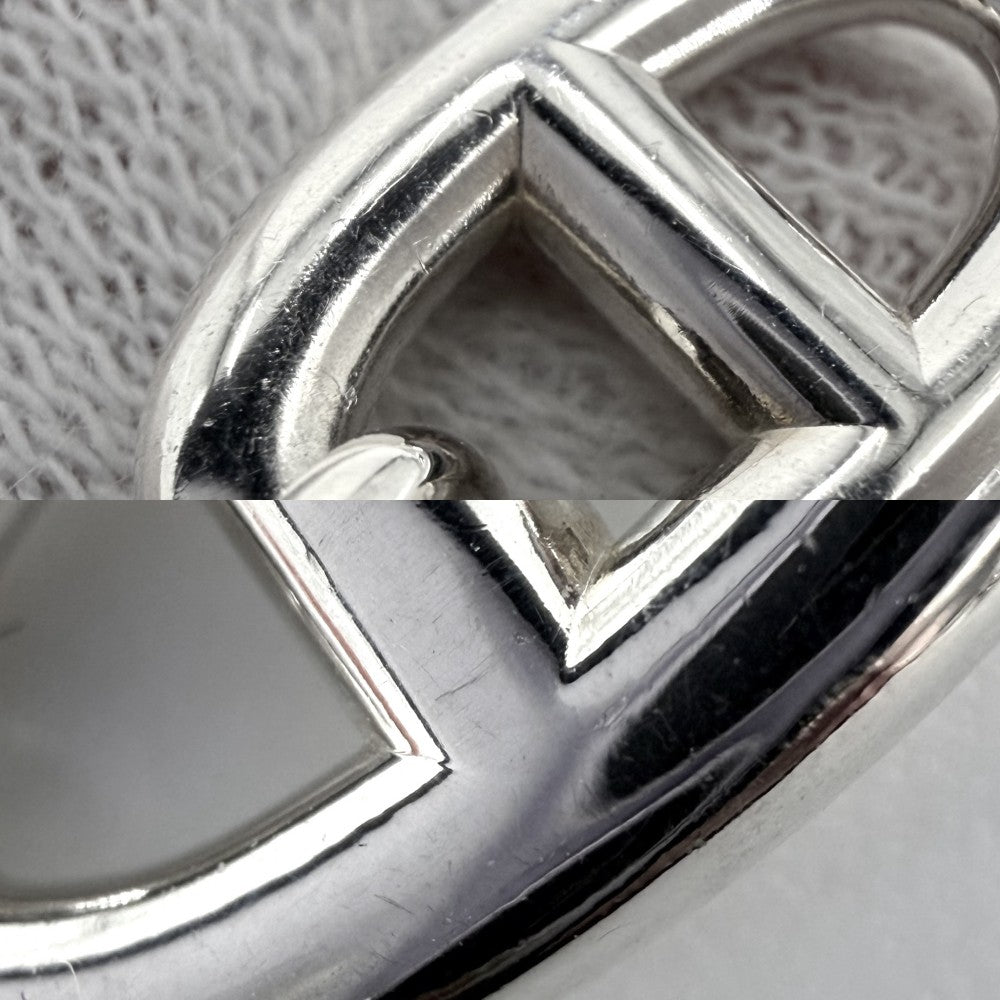 HERMES エルメス ピアス シェーヌダンクル ファランドールMM アクセサリー ジュエリー シルバー925 レディース 約7.0g【中古品】
