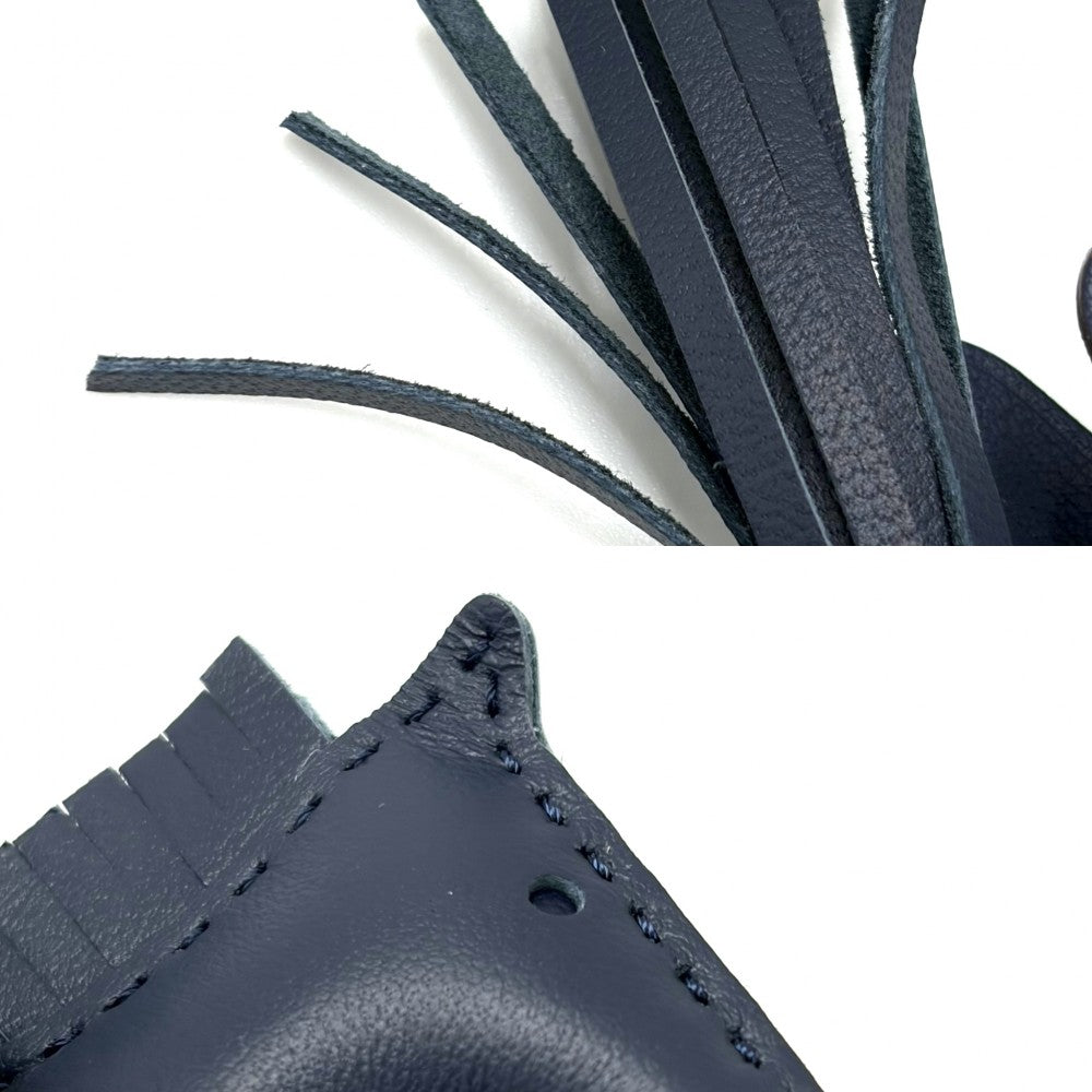 【開店SALE】 HERMES エルメス キーホルダー ロデオ ペガサスPM バッグチャーム メンズ レディース 小物 B刻印 アニョーミロ ネイビー 紺 ユニセックス 2023年【中古品】