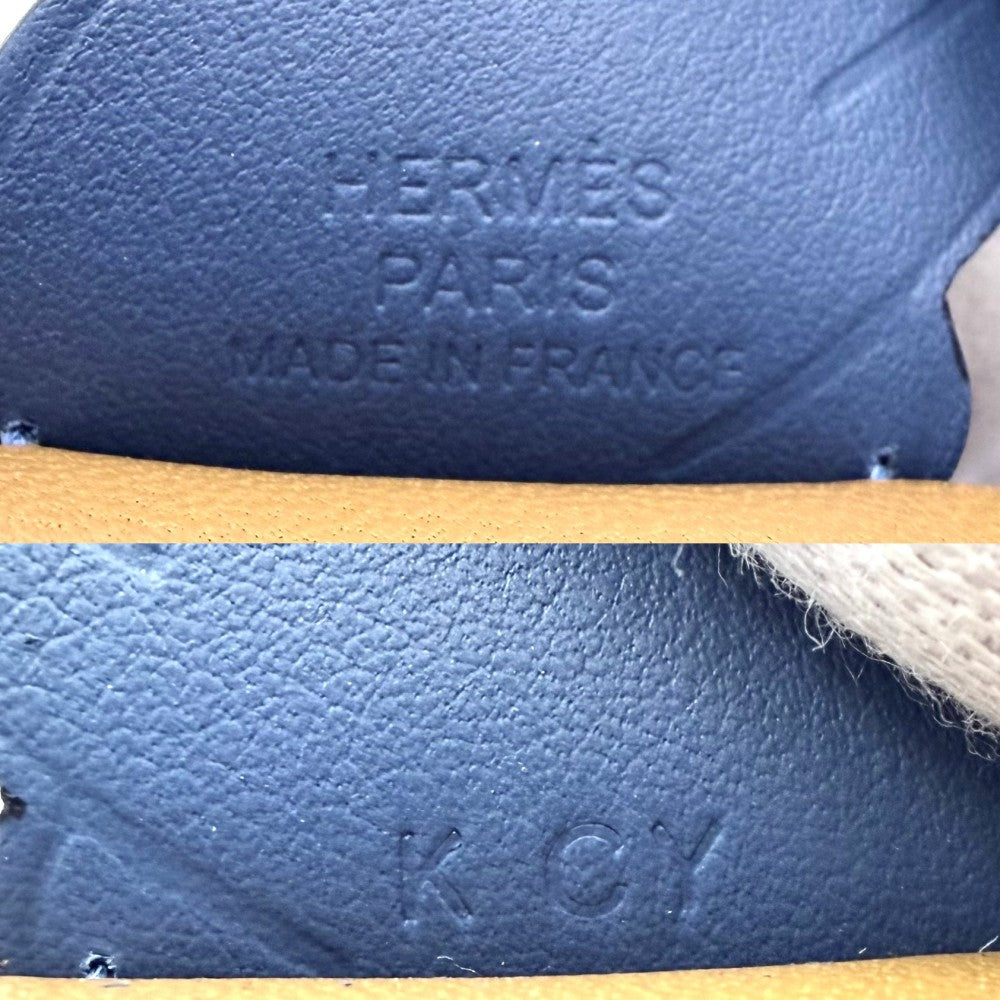 HERMES エルメス キーホルダー ロデオ ペガサスPM バッグチャーム メンズ レディース 男女兼用 K刻印 アニョーミロ ブラウン 茶 ネイビー 紺 ユニセックス 2025年【中古品】