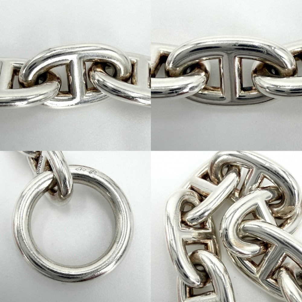 HERMES エルメス ブレスレット シェーヌダンクルMM アクセサリー ジュエリー 14コマ シルバー925 ユニセックス 約52.4g【中古品】