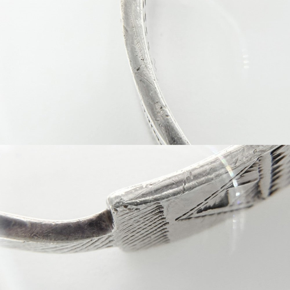 【開店SALE】 HERMES エルメス バングル トゥアレグ ブレスレット アクセサリー 小物 シルバー925 メンズ 約36.0g【中古品】