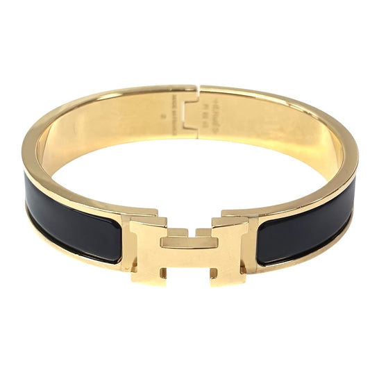 HERMES エルメス バングル クリックH エナメルブレスレット アクセサリー 小物 レディース 約36.8g【中古品】