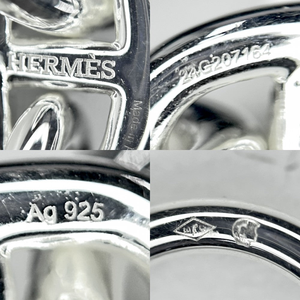 HERMES エルメス ブレスレット シェーヌダンクルPM アクセサリー ジュエリー 18コマ シルバー925 メンズ 約36.2g【中古品】