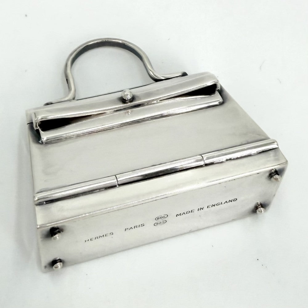 HERMES エルメス 雑貨 ケリーモチーフ ピルケース 小物 シルバー925 ユニセックス 約38.9g【中古品】