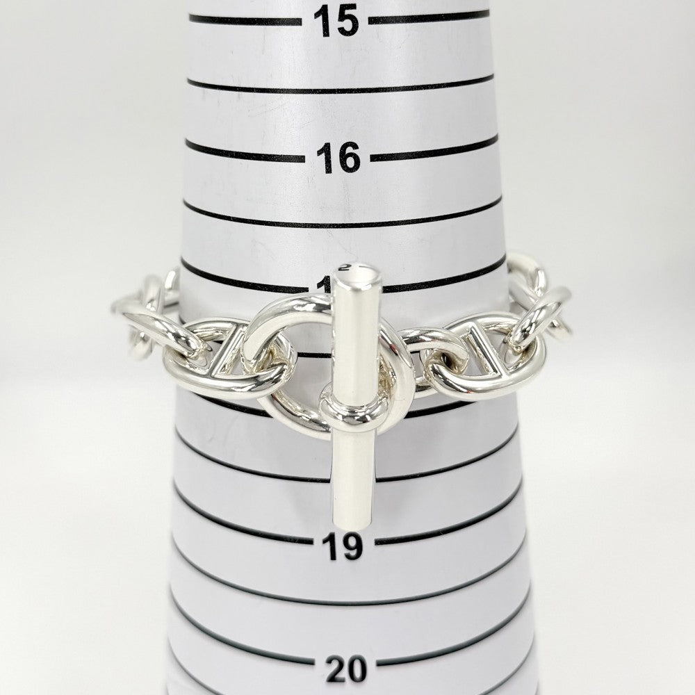 HERMES エルメス ブレスレット シェーヌダンクルTGM アクセサリー ジュエリー 12コマ シルバー925 メンズ 約111.5g【中古品】