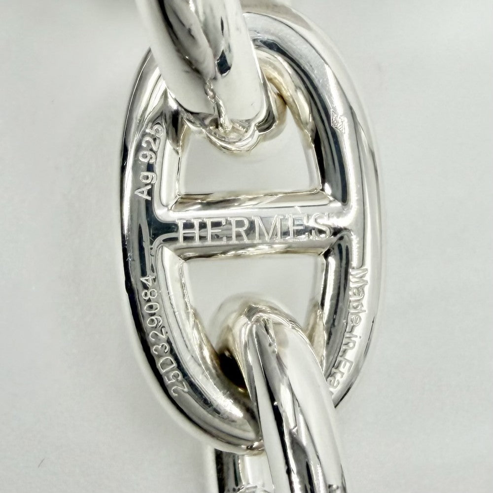 HERMES エルメス ブレスレット シェーヌダンクルTGM アクセサリー ジュエリー 12コマ シルバー925 メンズ 約111.5g【中古品】