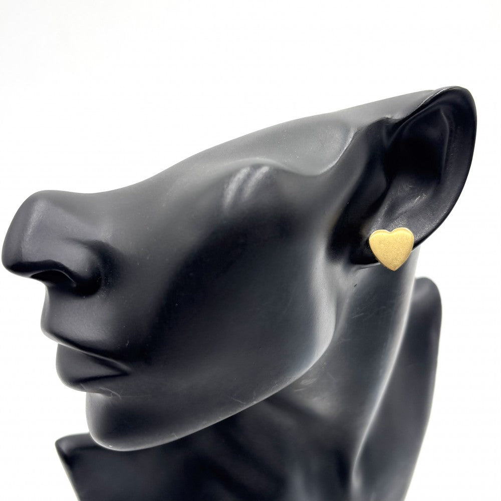 【開店SALE】 BALENCIAGA バレンシアガ ピアス ハート アクセサリー 小物 ゴールド レディース 約18.4g【中古品】