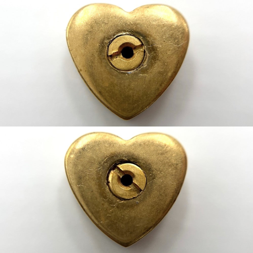 【開店SALE】 BALENCIAGA バレンシアガ ピアス ハート アクセサリー 小物 ゴールド レディース 約18.4g【中古品】