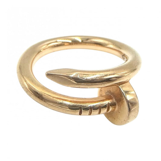【開店SALE】 CARTIER カルティエ 指輪 ジュストアンクル リング アクセサリー ジュエリー 18金PG Au750 釘 49サイズ K18ピンクゴールド 約4号 レディース 約7.6g【中古品】
