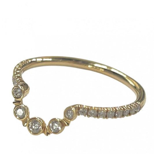 CARTIER カルティエ 指輪 リング ジュエリー アクセサリー 750 PG K18ピンクゴールド ダイヤモンド 約11号 レディース 約1.4g【中古品】