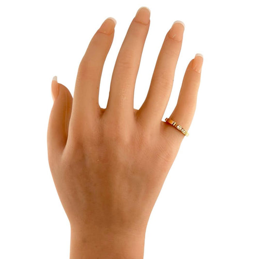 CARTIER カルティエ 指輪 マイヨンパンテールリング アクセサリー ジュエリー サイズ49 Au750 18金 K18ゴールド ダイヤモンド 約9号 ゴールド レディース 約3.8g【中古品】