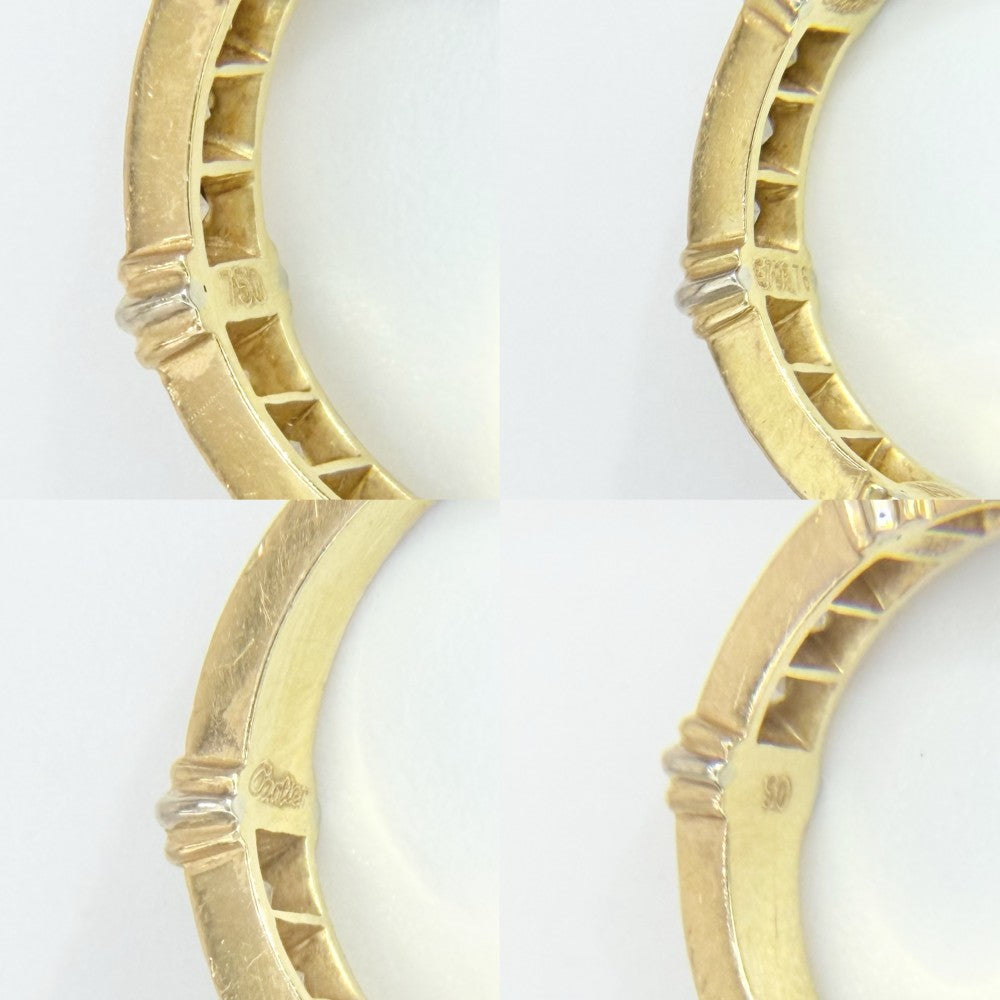 CARTIER カルティエ 指輪 コンテッサ アクセサリー ジュエリー Au750 18金YG リング 50サイズ K18イエローゴールド ダイヤモンド 約9.5号 レディース 約3.9g【中古品】