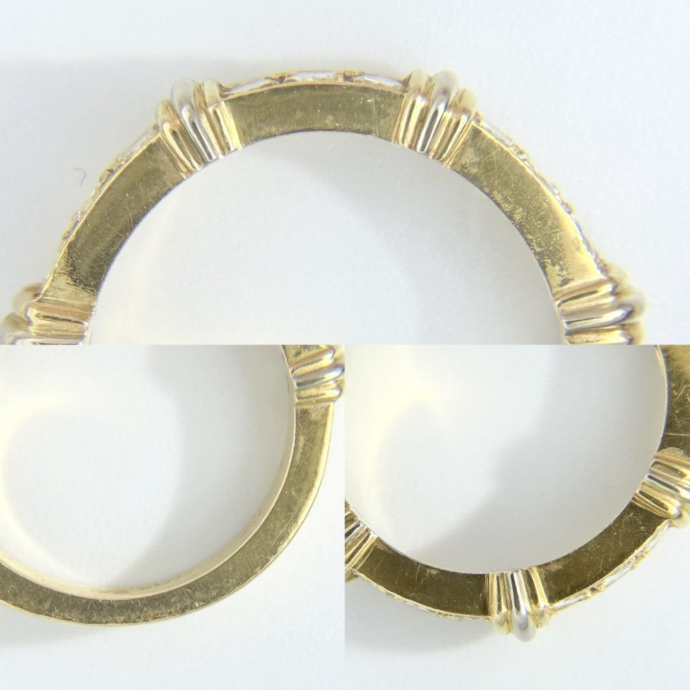 CARTIER カルティエ 指輪 コンテッサ アクセサリー ジュエリー Au750 18金YG リング 50サイズ K18イエローゴールド ダイヤモンド 約9.5号 レディース 約3.9g【中古品】